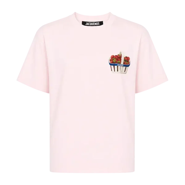 Le t-shirt Fraises Jacquemus Light Pink