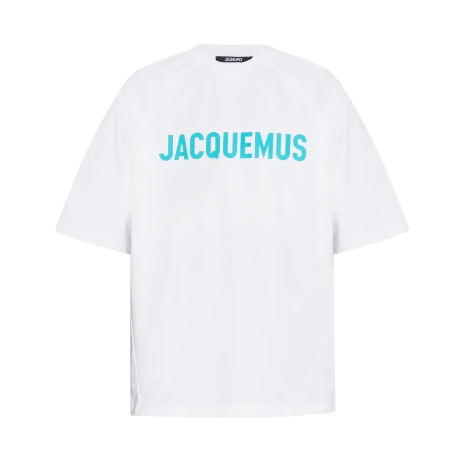 Le t-shirt Typo Jacquemus White Blue