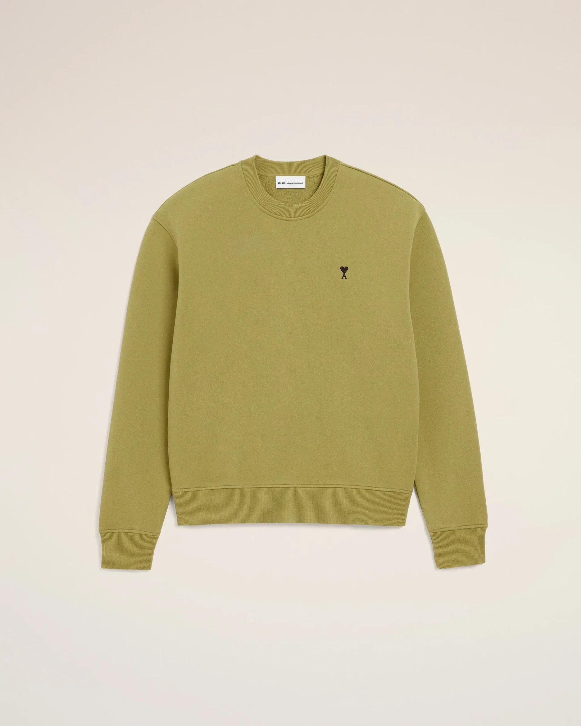 Sweatshirt Vert Ami De Coeur Noir Coton