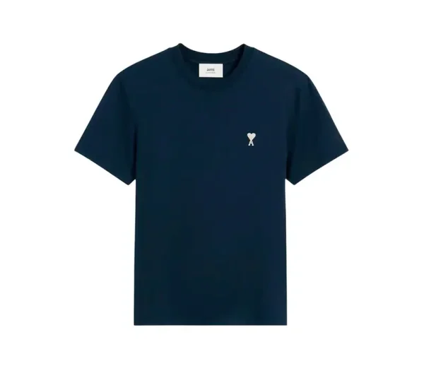 T-shirt Bleu Marine Ami de Coeur Coton