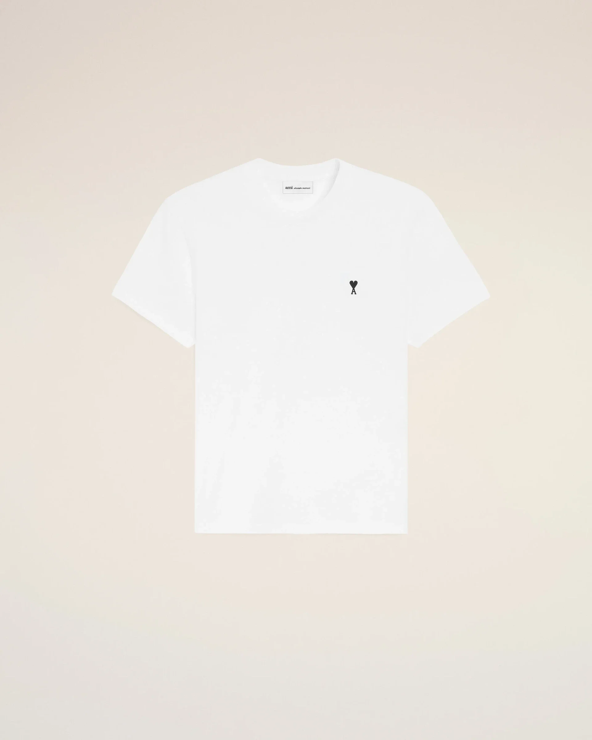 T-shirt Blanc Ami De Coeur Noir Coton