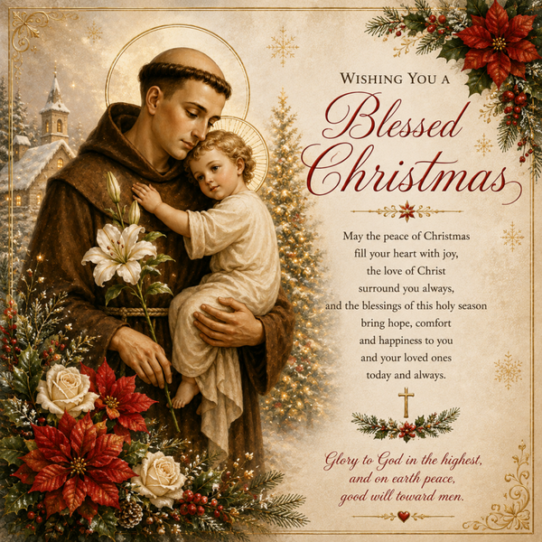 St Anthony Christmas Card