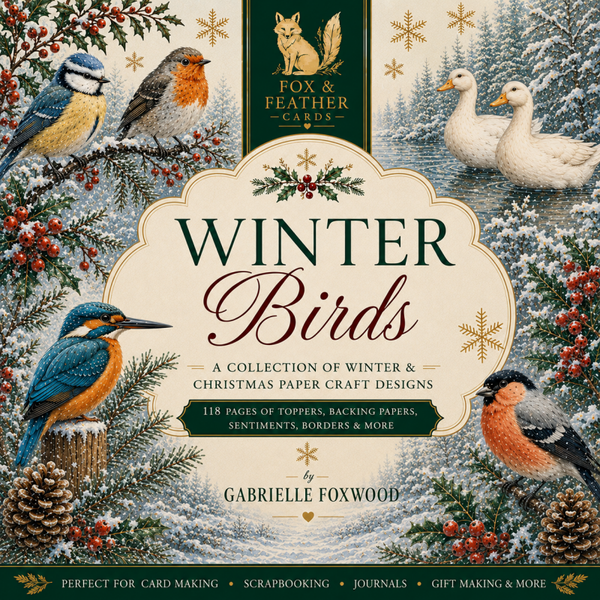 Winter Birds Papercraft Collection.