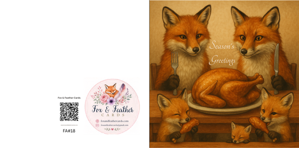 Festive Animal#18-Fox Feast