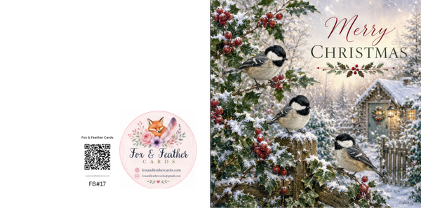 Festive Birds#17-Coaltits