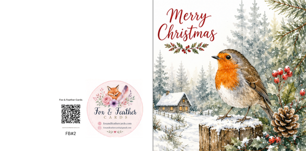 Festive Birds#2/3/4/5-Robin