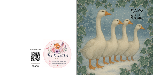 Festive Birds#30-Geese