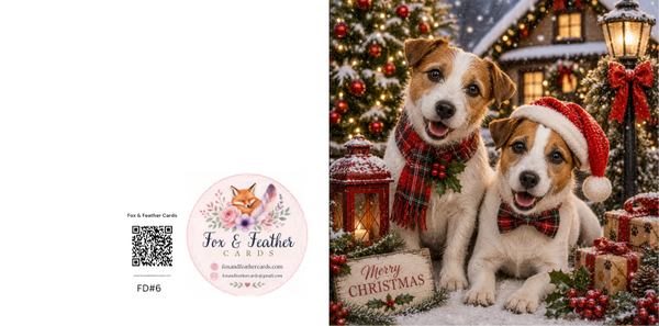 Festive Dogs#6-Jack Russell
