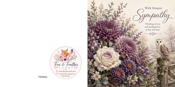 Floral Dove Sympathy#11