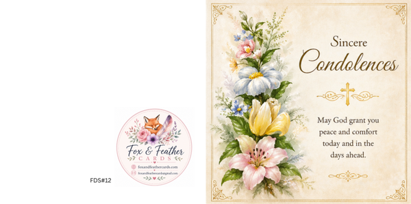 Floral Dove Sympathy#12