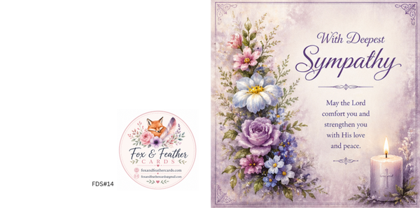 Floral Dove Sympathy#14