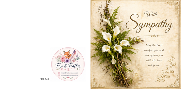 Floral Dove Sympathy#15