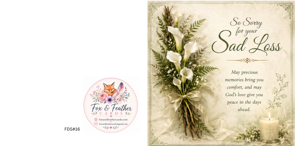 Floral Dove Sympathy#16,17 & 18
