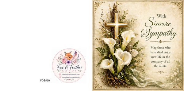Floral Dove Sympathy#19/20/21