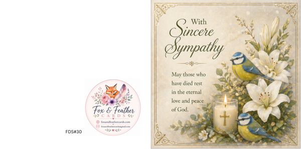 Floral Dove Sympathy#30/31