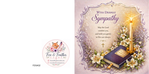 Floral Dove Sympathy#32/33