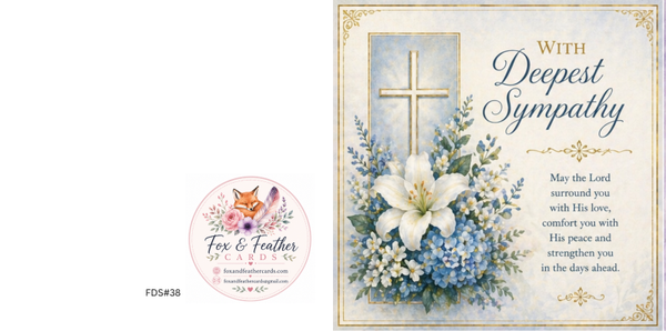 Floral Dove Sympathy#38/39/40/41/43