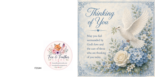 Floral Dove Sympathy#4