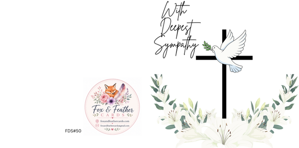 Floral Dove Sympathy#50/51/52/53/54/55
