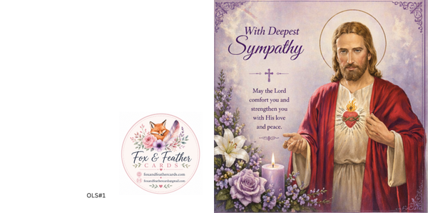 Our Lord Sympathy card#1