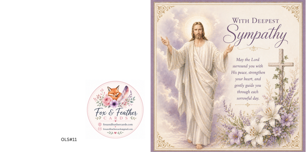 Our Lord Sympathy card#11