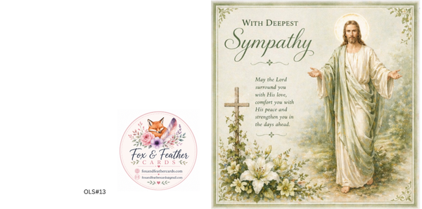 Our Lord Sympathy Card#13