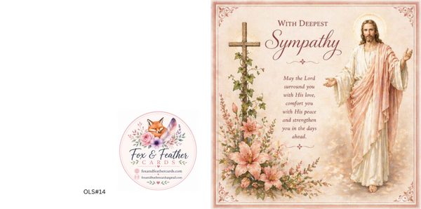 Our Lord Sympathy card#14