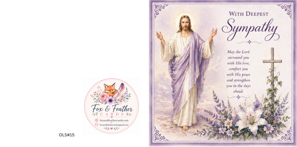 Our Lord Sympathy Card#15