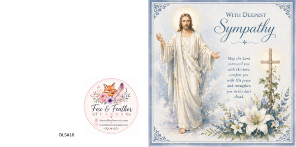 Our Lord Sympathy card#16