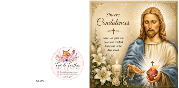 Our Lord Sympathy Card#2