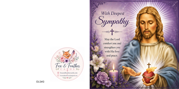 Our Lord Sympathy card#3