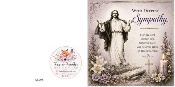 Our Lord Sympathy card#4