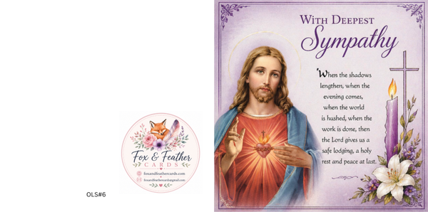 Our Lord Sympathy card#6