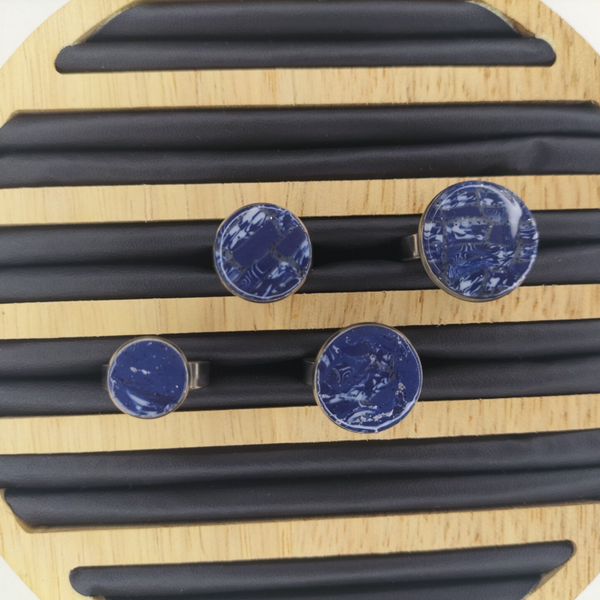 Bague réglable Bleu B1