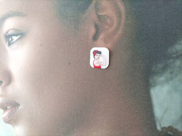 Boucles d'oreilles Girl Power BO77