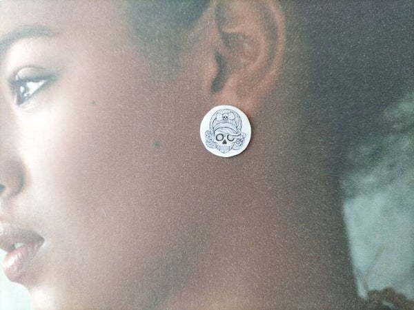 Boucles d'oreilles Skull Girly BO79