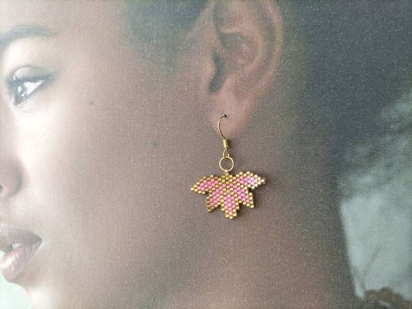 Boucles d'oreilles lotus