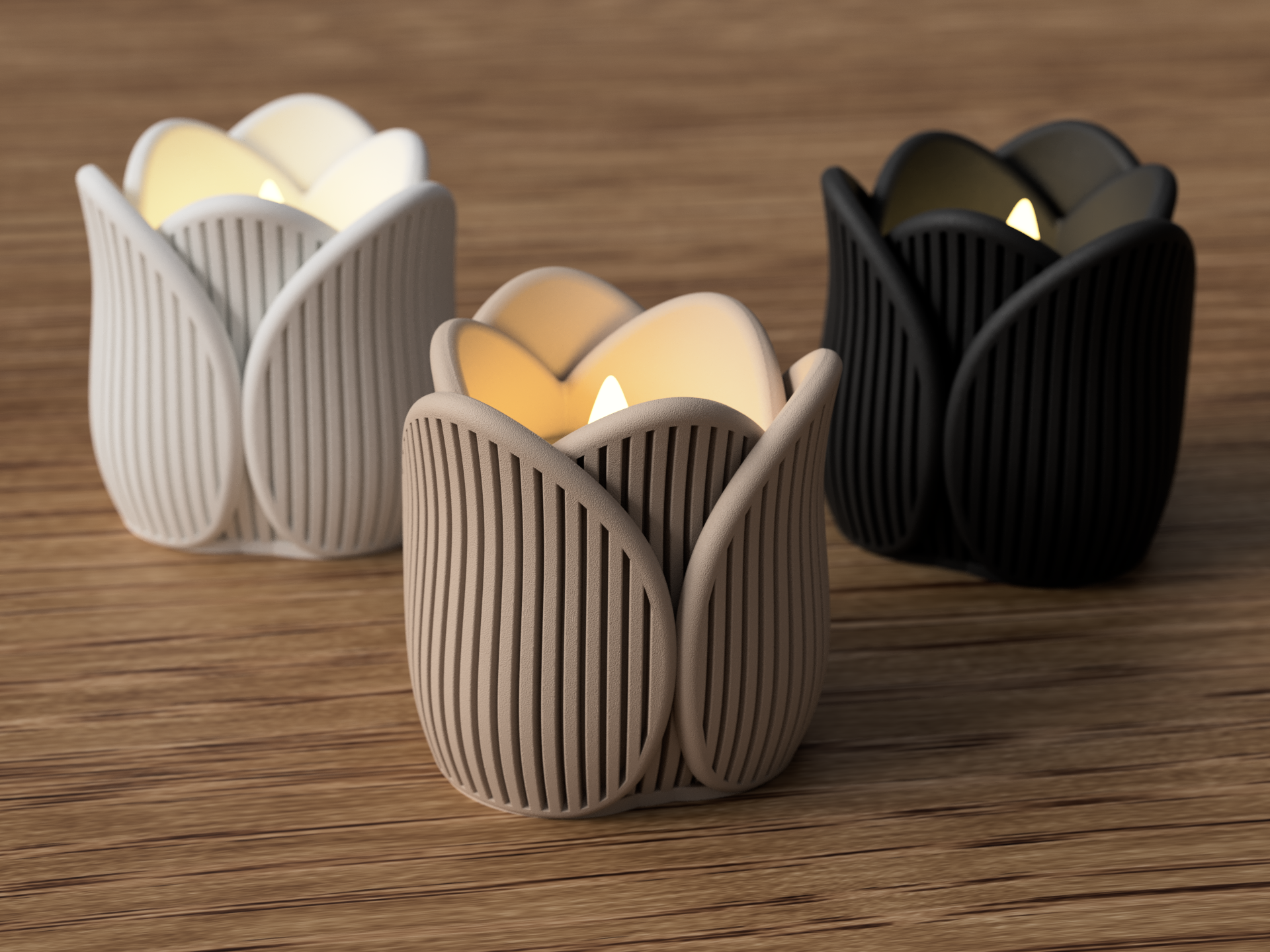 Tulp LEDlicht houders