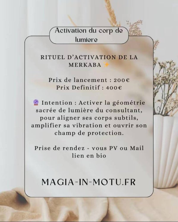 Activation Merkaba (rituel)