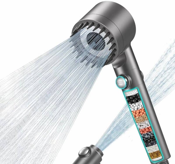 CABEZAL DE DUCHA ANTI-CAL,CLORO Y BACTERIAS