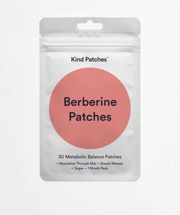 Kind Patches | Berberine Patches | 30 Parches de Berberina: equilibrio metabólico | Veganos | Pack 1 mes