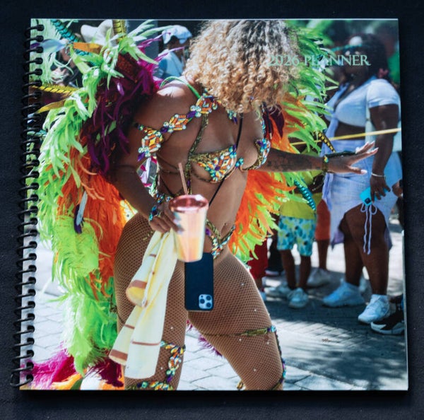 8 x 8 Yearly Planner 2026 Caribbean Carnival Girls