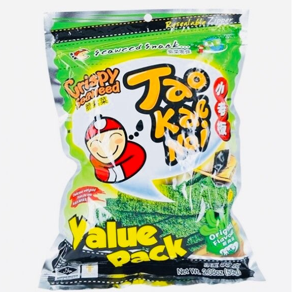 Tao Kae Noi Crispy Seaweed Original Value Pack, 59g