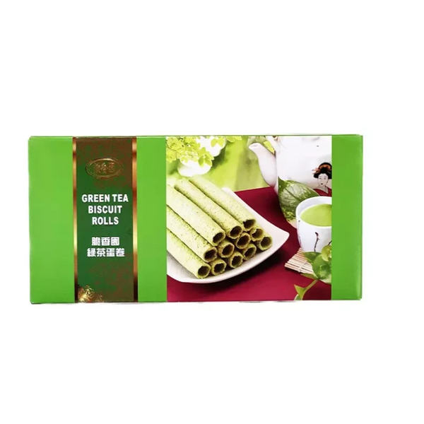 Green Tea Biscuit Rolls (Groene Thee Biscuir Rol), 124g