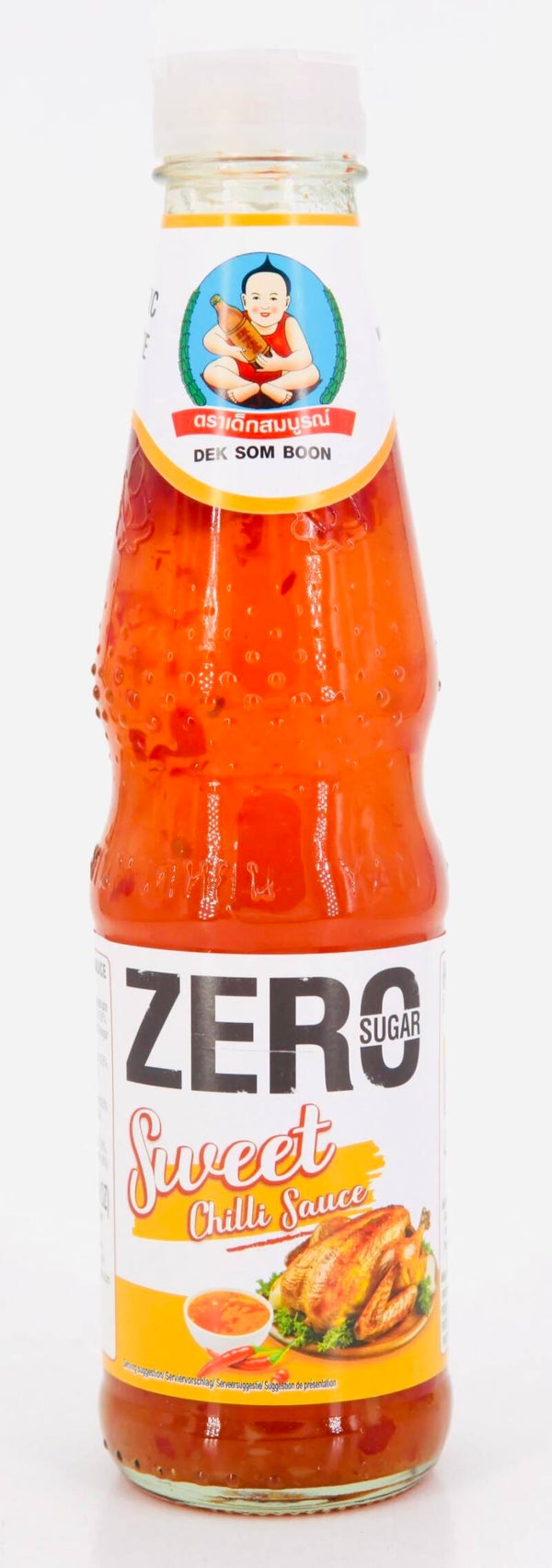 Dek Som Boon Zero Sugar Sweet Chili Sauce (Thaise Chili Saus zonder Suiker), 310g