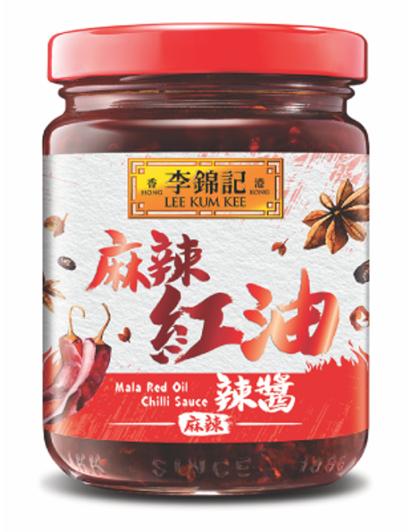 Lee Kum Kee Mala Red Oil Chilli Sauce, 205g