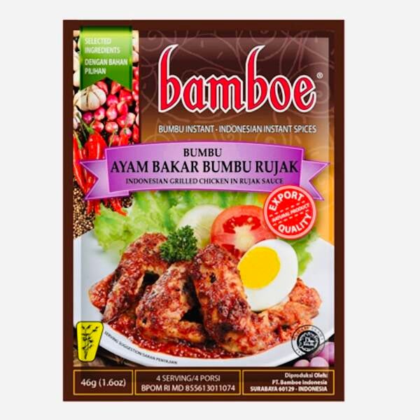 %Bamboe Ayam Bakar Bumbu Rujak (Indonesian Grilled Chicken in Rujak Sauce), 46g