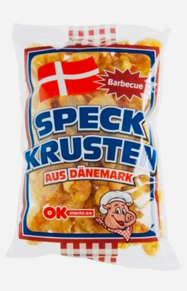 Ok Speck Krusten Bacon Chips Barbeque, 150g