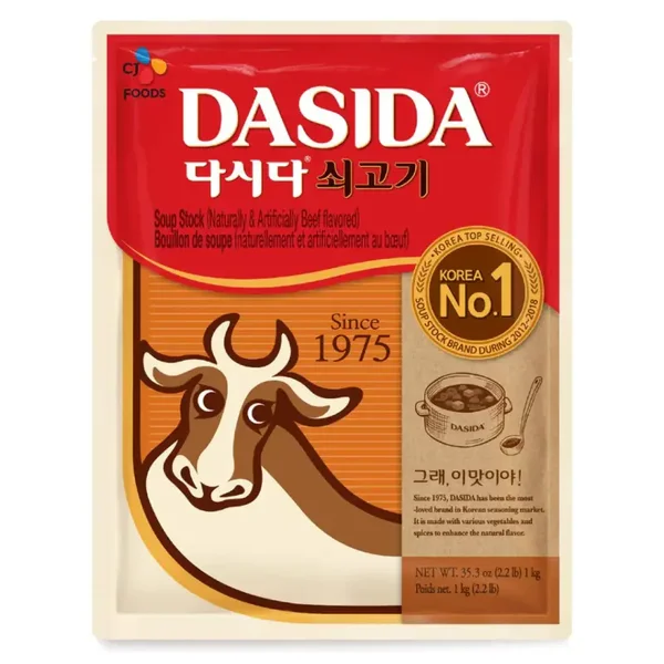 Dashida Korea No 1 Beef Seasoning Rundvlees Bouillon, 1kg