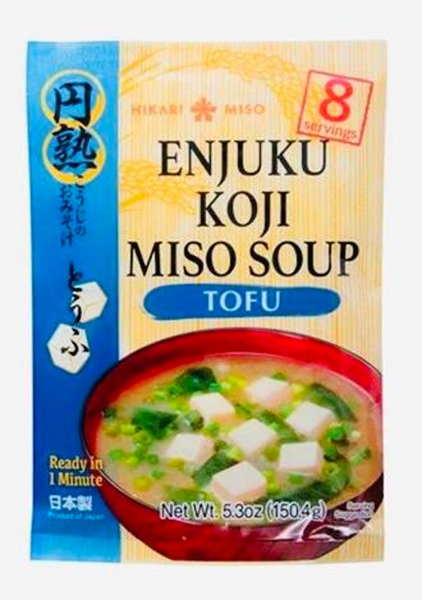 Hikari Miso Enjuku Koji Miso Soup Tofu, 8 servings